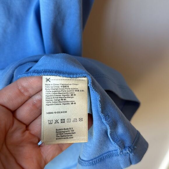 Scotch & Soda Ruffled Sleeve Cotton Dress - Picture 6 of 10